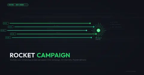 Why Your WhatsApp Campaigns Take Hours — And How Rocket Campaign Fixes It