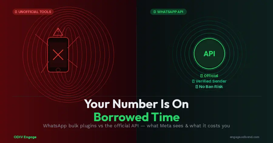 Stop Using WhatsApp Bulk Sender Plugins — Before Meta Bans You for Good